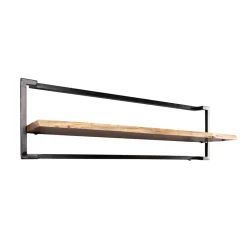 Wohnen Regale<Industrial Wandboard aus Akazie Massivholz - Ian