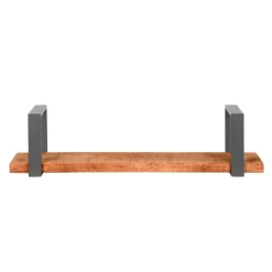 Wohnen Regale<Industrial Wandboard aus Massivholz & Stahl - Vadrus