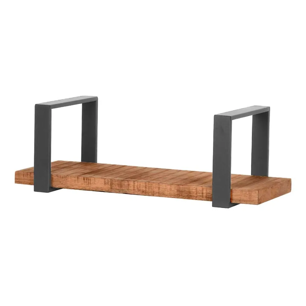 Wohnen Regale<Industrial Wandboard aus Massivholz & Stahl - Vadrus