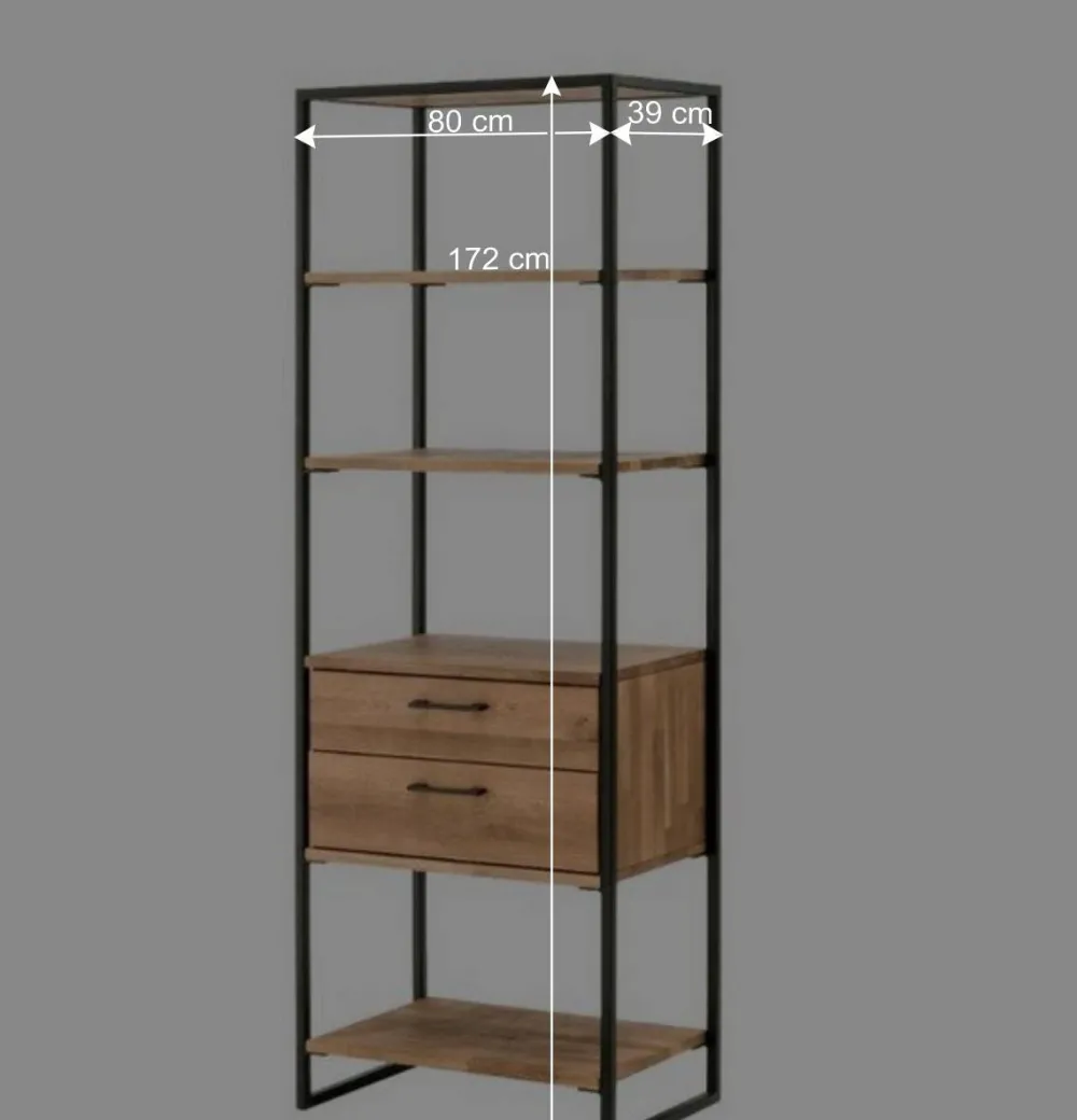 Wohnen Regale<Industrial-Design-Regal mit vier offenen Fächern - Ingbo