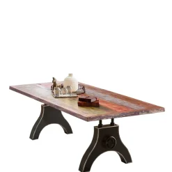 Wohnen Tische<Industrialtisch mit Shabby Chic Altholz - Mutano