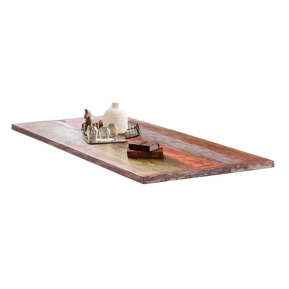 Wohnen Tische<Industrialtisch mit Shabby Chic Altholz - Mutano