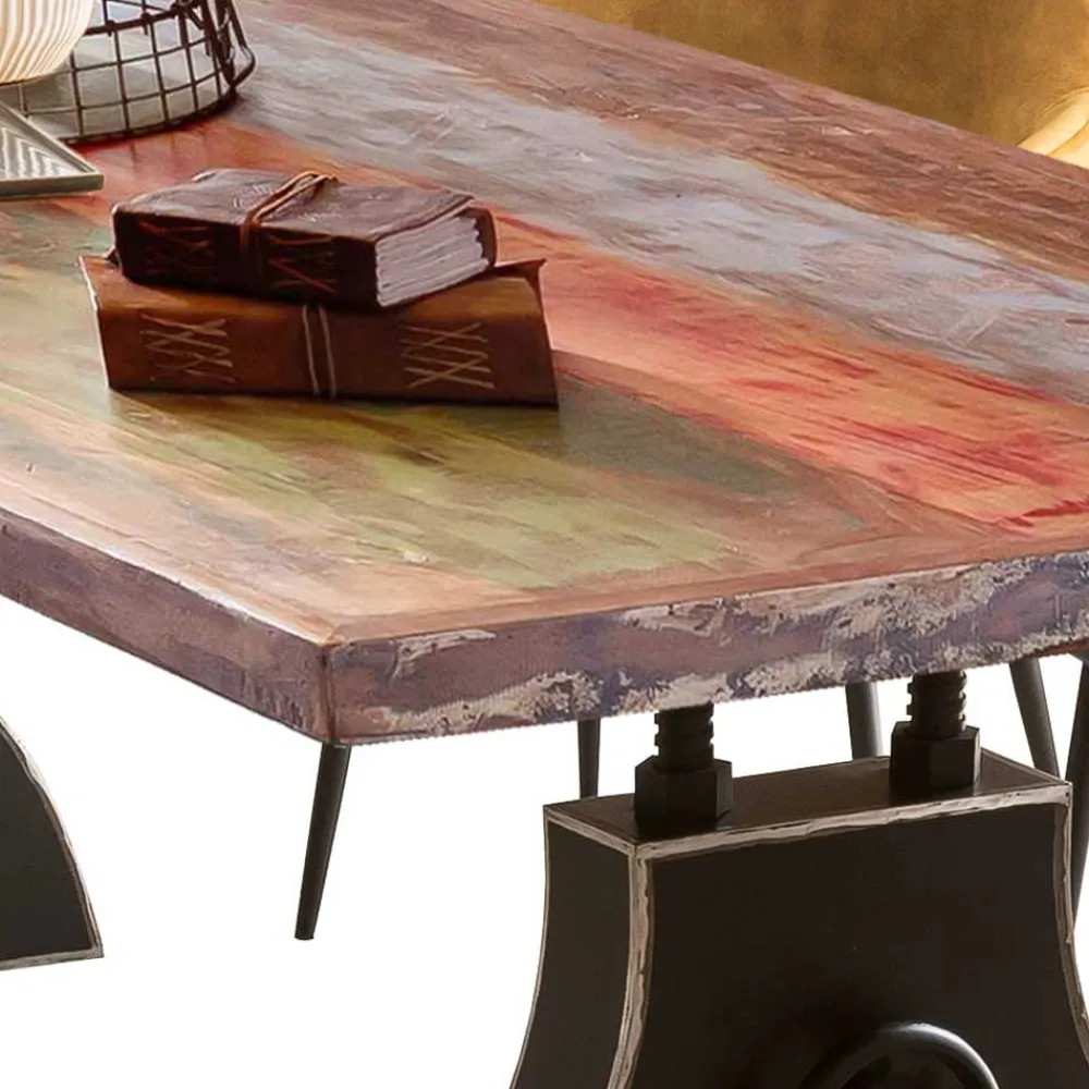 Wohnen Tische<Industrialtisch mit Shabby Chic Altholz - Mutano