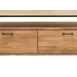 Wohnen Tv & Hifi-Möbel|Lowboards<Industrial-TV-Board aus Wildeiche Massivholz - Ingbo