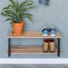 Wohnen Regale<Industry Schuhregal in Schwarz & Natur - Zoccos