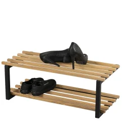 Wohnen Regale<Industry Schuhregal in Schwarz & Natur - Zoccos