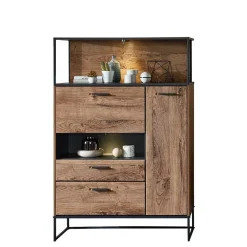 Wohnen Wohnwände<Industry TV Board & Highboard Set - Xindus (zweiteilig)