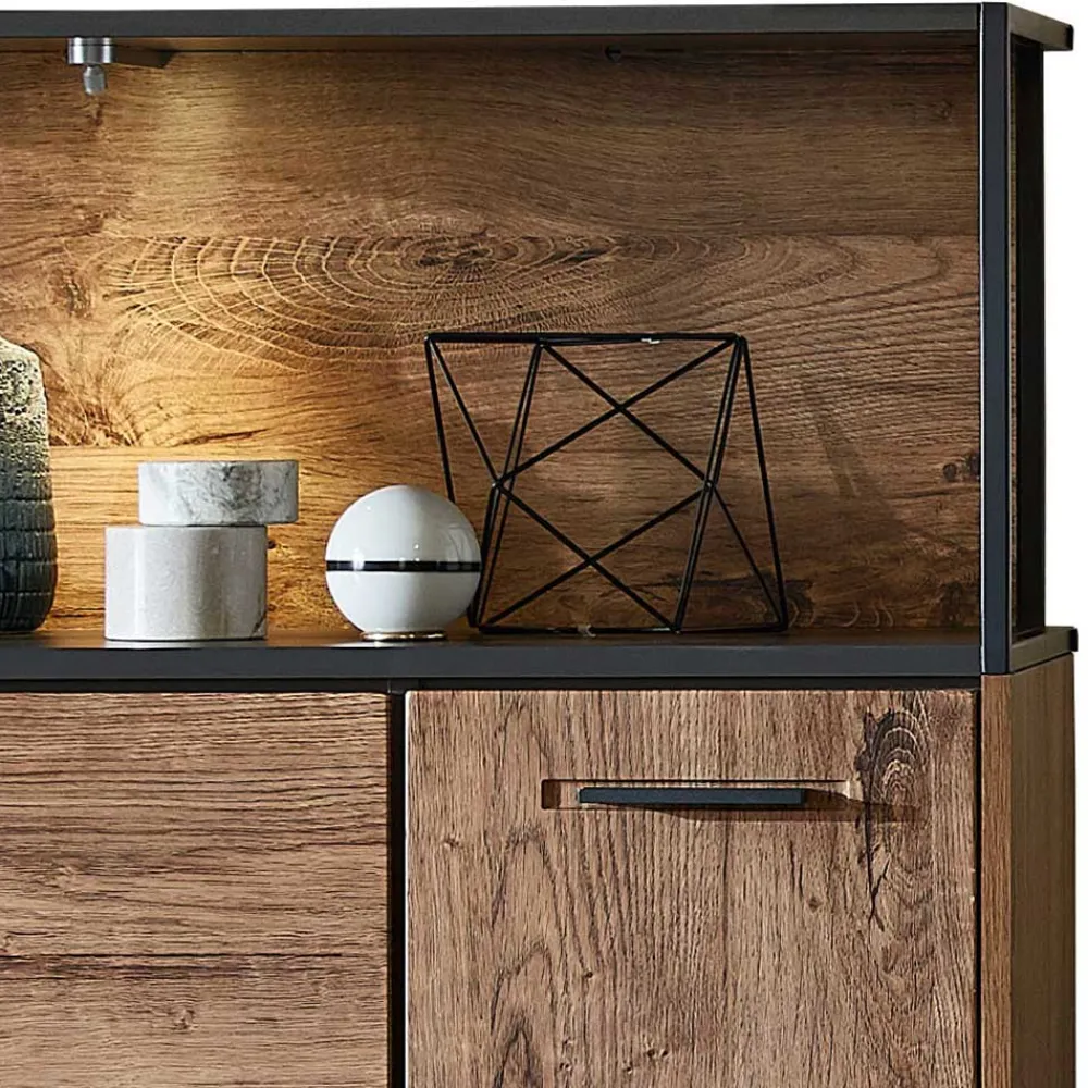 Wohnen Wohnwände<Industry TV Board & Highboard Set - Xindus (zweiteilig)