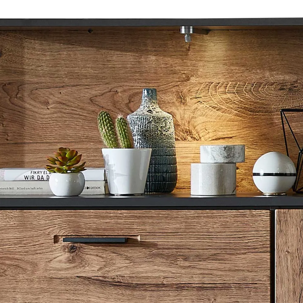 Wohnen Wohnwände<Industry TV Board & Highboard Set - Xindus (zweiteilig)