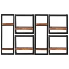 Wohnen Regale<Industry Wandboards aus Altmetall - Mendoza (sechsteilig)