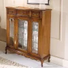 Wohnen Highboards|Vitrinen<Italienischer Vitrinenschrank 107x100x46 cm - Carlenna II