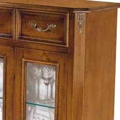 Wohnen Highboards|Vitrinen<Italienischer Vitrinenschrank 107x100x46 cm - Carlenna II