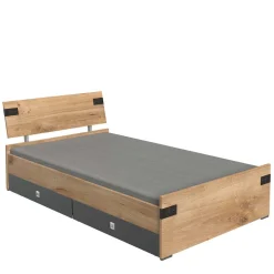 Wohnen Betten<Jugendbett in Plankeneiche NB - Uletria