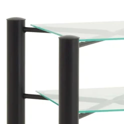 Wohnen Betten<Jugendbett Lioberta aus schwarzem Metall (zweiteilig)