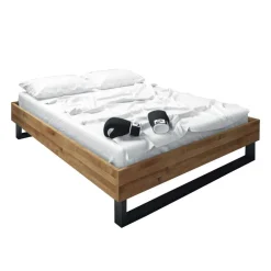 Wohnen Betten<Jugendbett Manzey aus Wildeiche Massivholz