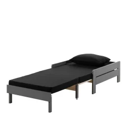 Wohnen Sofas<Jugendzimmer Schlafsessel in Grau & Schwarz - Fortoria