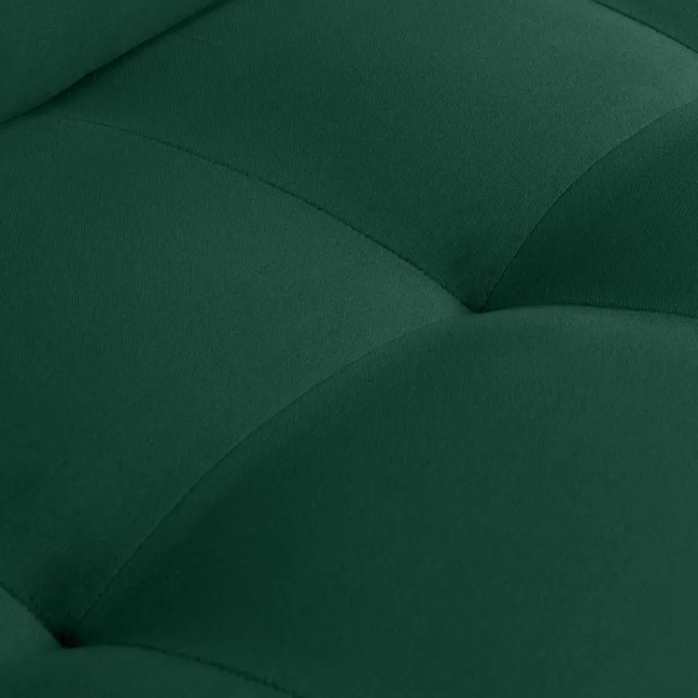 Wohnen Sessel<Kantiger Polstersessel in Grün Velvet - Distroit