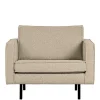 Wohnen Sessel<Kantiger Sessel aus Boucle in Beige - Glamoure