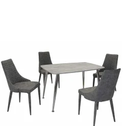 Wohnen Sitzgruppe<Küche & Esszimmer Sitzgruppe Set - Grasilla (fünfteilig)