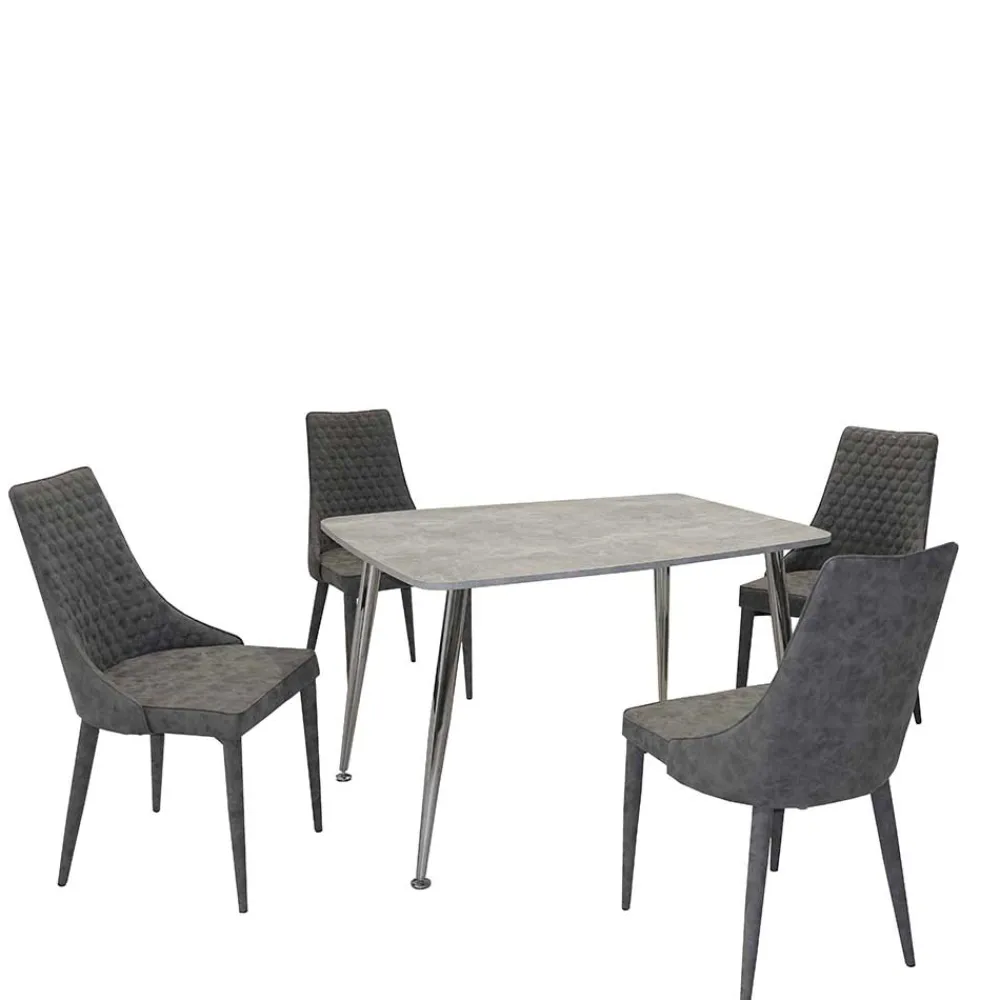 Wohnen Sitzgruppe<Küche & Esszimmer Sitzgruppe Set - Grasilla (fünfteilig)