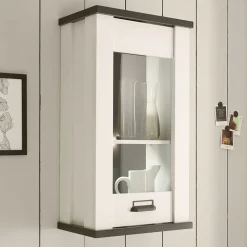 Wohnen Schränke<Küche Oberschrank in Weiß & Anthrazit - Eture