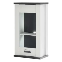 Wohnen Schränke<Küche Oberschrank in Weiß & Anthrazit - Eture