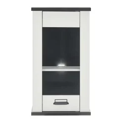 Wohnen Schränke<Küche Oberschrank in Weiß & Anthrazit - Eture