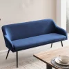 Wohnen Sitzbank<Küchenbank in Blau mit Schwarz - Zarcon