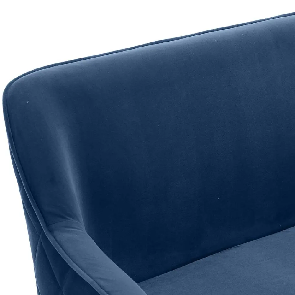 Wohnen Sitzbank<Küchenbank in Blau mit Schwarz - Zarcon