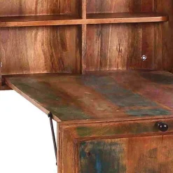 Wohnen Sitzgruppe<Küchenbar ausklappbar im Shabby Chic - Jamaica (dreiteilig)