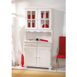 Wohnen Kommoden|Vitrinen<Küchen-Buffetschrank Nanini in Weiß