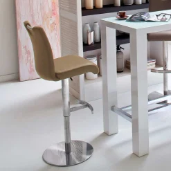 Wohnen Hocker<Küchenhocker Carmel in Braun
