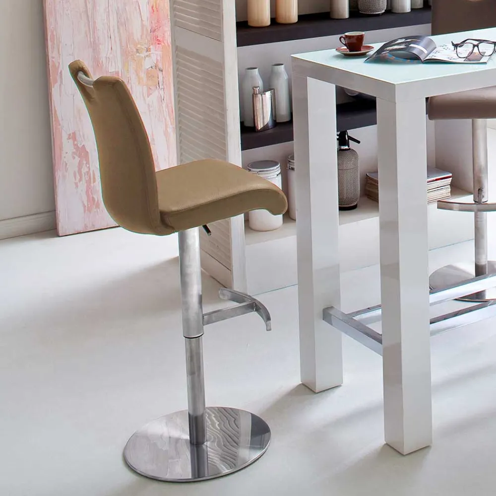 Wohnen Hocker<Küchenhocker Carmel in Braun