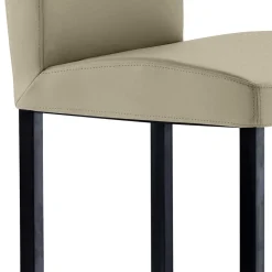 Wohnen Hocker<Küchenhocker mit Rückenlehne - 65 cm Sitzhöhe - Vrona