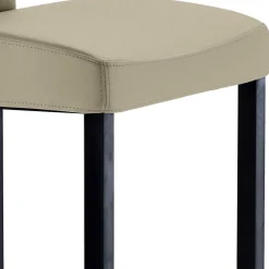Wohnen Hocker<Küchenhocker mit Rückenlehne - 65 cm Sitzhöhe - Vrona