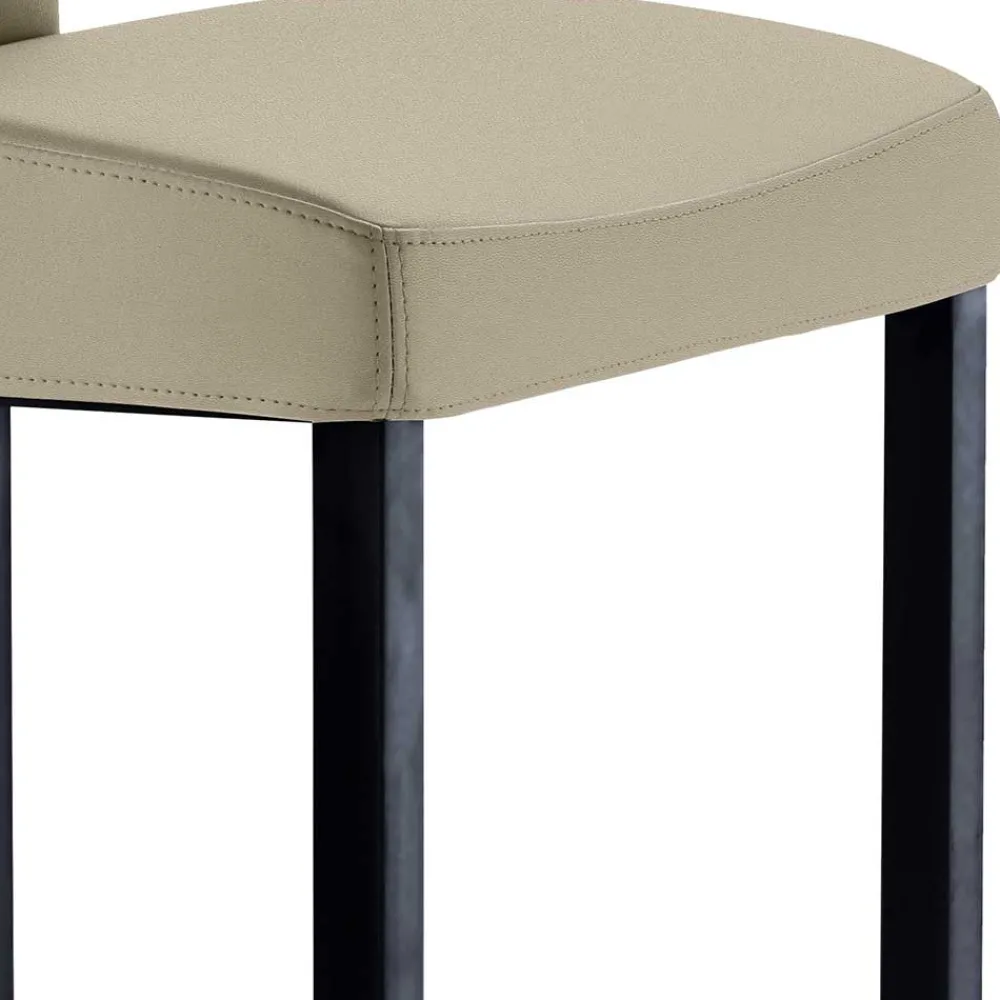 Wohnen Hocker<Küchenhocker mit Rückenlehne - 65 cm Sitzhöhe - Vrona