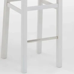 Wohnen Hocker<Küchenhocker Yoan in Weiß Grau