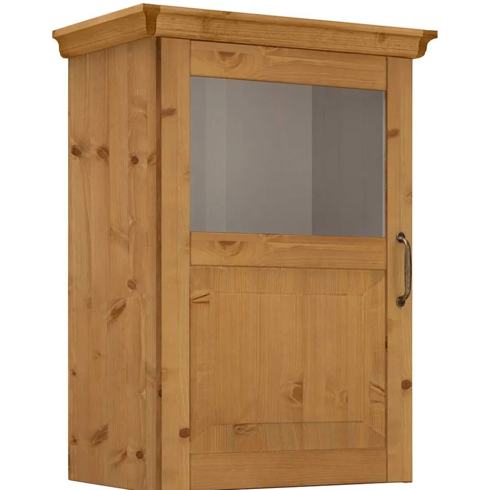 Wohnen Schränke<Küchenschrank Oberschrank aus Kiefer Massivholz - Bartholo