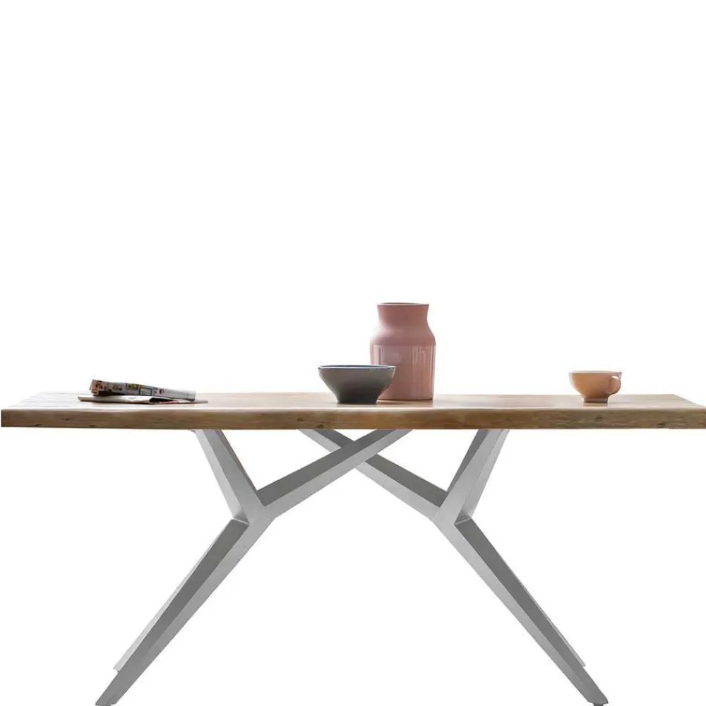 Wohnen Tische<Küchentisch mit Holzplatte Mango - Ciacova