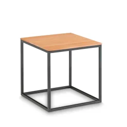 Wohnen Tische<Kernbuche Beistelltisch im Würfeldesign - Sidrana