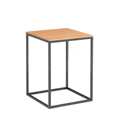 Wohnen Tische<Kernbuche Beistelltisch im Würfeldesign - Sidrana