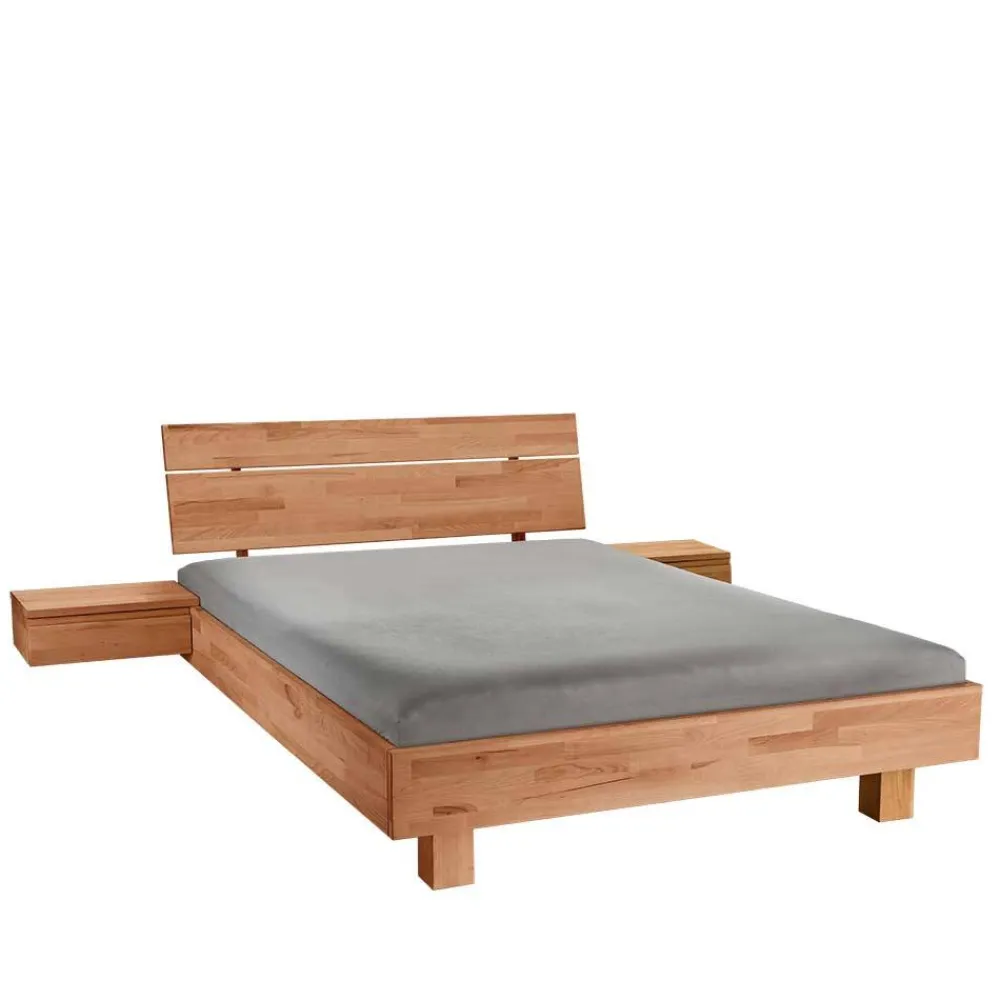 Wohnen Betten<Kernbuche Bettgestell massiv - Mancara