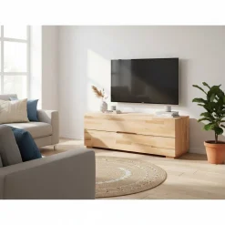 Wohnen Tv & Hifi-Möbel|Lowboards<Kernbuche Lowboard Clorina geöltes Massivholz