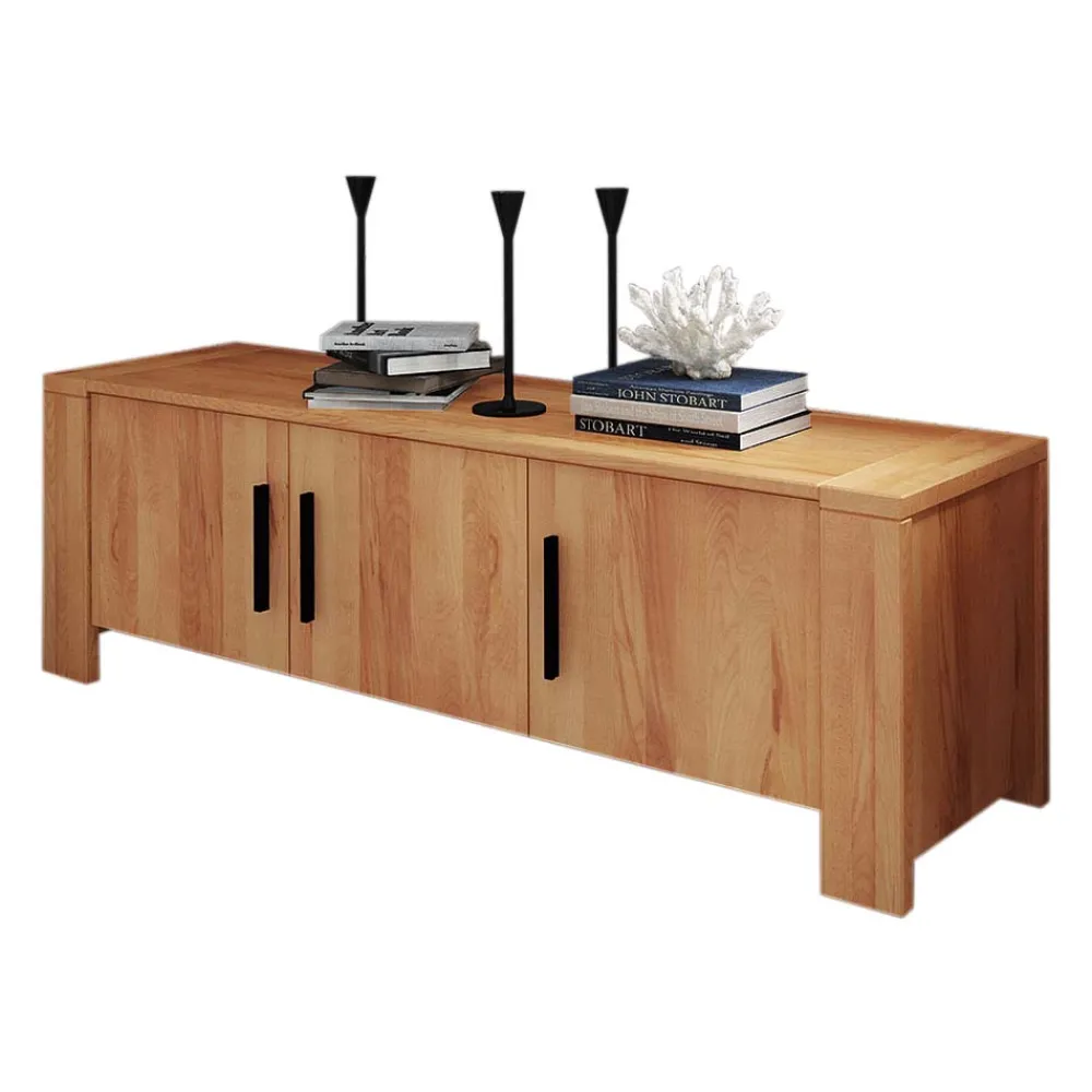 Wohnen Tv & Hifi-Möbel|Lowboards<Kernbuche Lowboard Mosniak mit 3 Türen