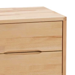 Wohnen Betten<Kernbuche Massivholzbett Bevallia mit Nachttisch (zweiteilig)