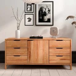 Wohnen Tv & Hifi-Möbel|Lowboards<Kernbuche Sideboard mit sechs Schubladen - Lana