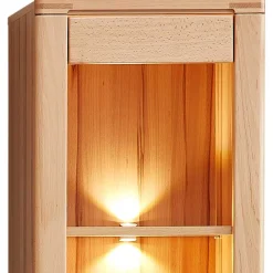 Wohnen Vitrinen|Schränke<Kernbuche Vitrine mit einer Tür - Amyonta
