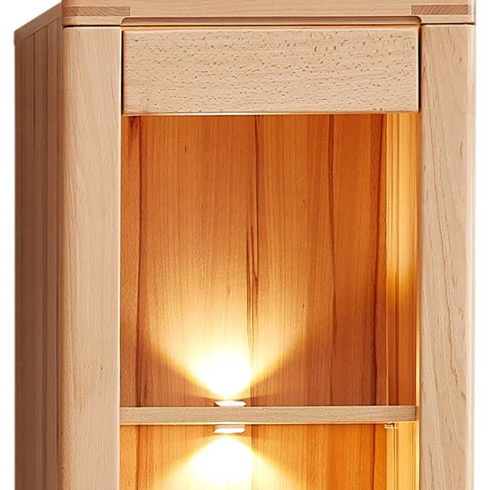Wohnen Vitrinen|Schränke<Kernbuche Vitrine mit einer Tür - Amyonta