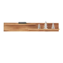 Wohnen Regale<Kernbuche Wandboard Salomonia mit 2 Ablagen
