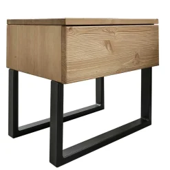 Wohnen Betten<Kiefernholz Balkenbett mit LED Licht - Antina